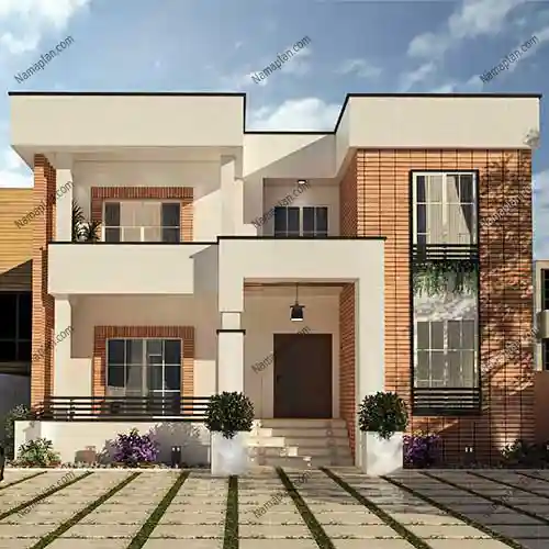 طراحی ویلا مدرن دوبلکس در چالوس